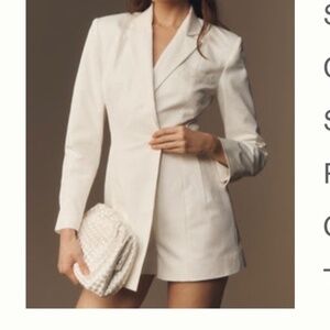 BHLDN Blazer Romper (Ivory)